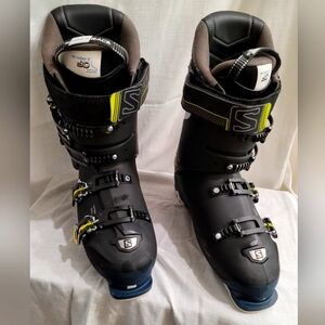 NWOT Salomon X Pro 120 Mens Sz 12 Black Ski Boots